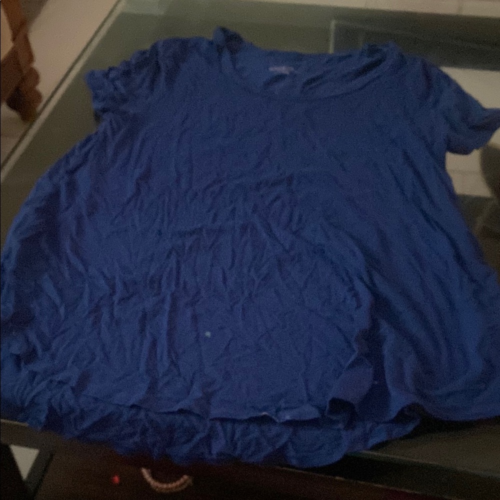 Merona Women's Royal Blue Short Sleeve Tee